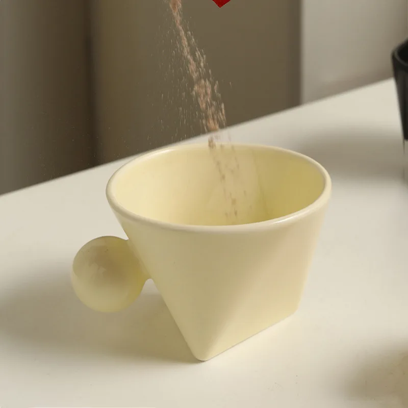 New custom print 190ml plain thick gifts porcelain gifts cup reusable espresso ceramic coffee mug for office/home