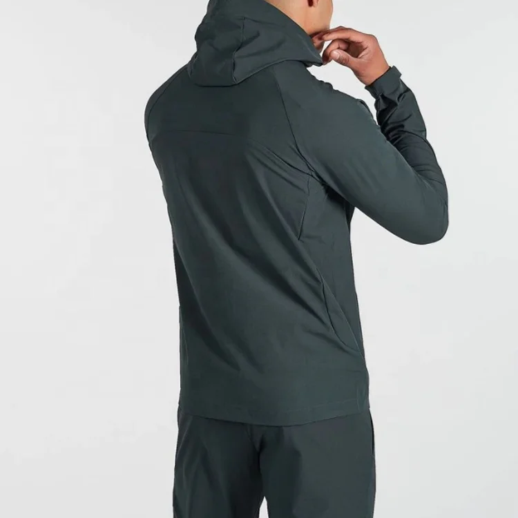 New arrival workout windproof running spring jacket for men