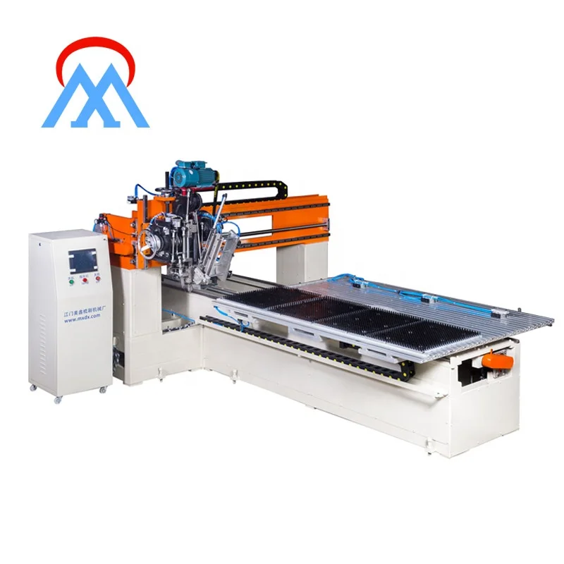 2 axis industrial brush making machine to make flat brush broom