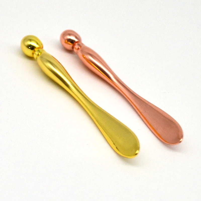 
Luxury eye cream stick customized color facial massage makeup spoon 