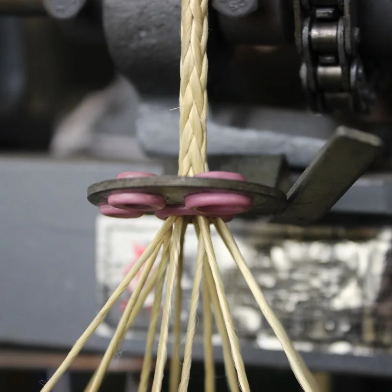 TANPU Aramid Roller Rope Fire Retardant Flame Retardant Heat Insulation Cordage Braided  Glass tempering Machine