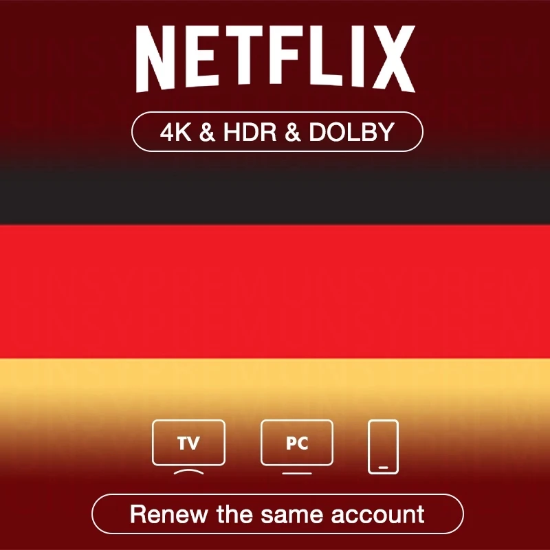 2022 Global Work Eu netflix 4K France Spain Italy Official Best 4K UHD Official Netflix Account Premium Subscription
