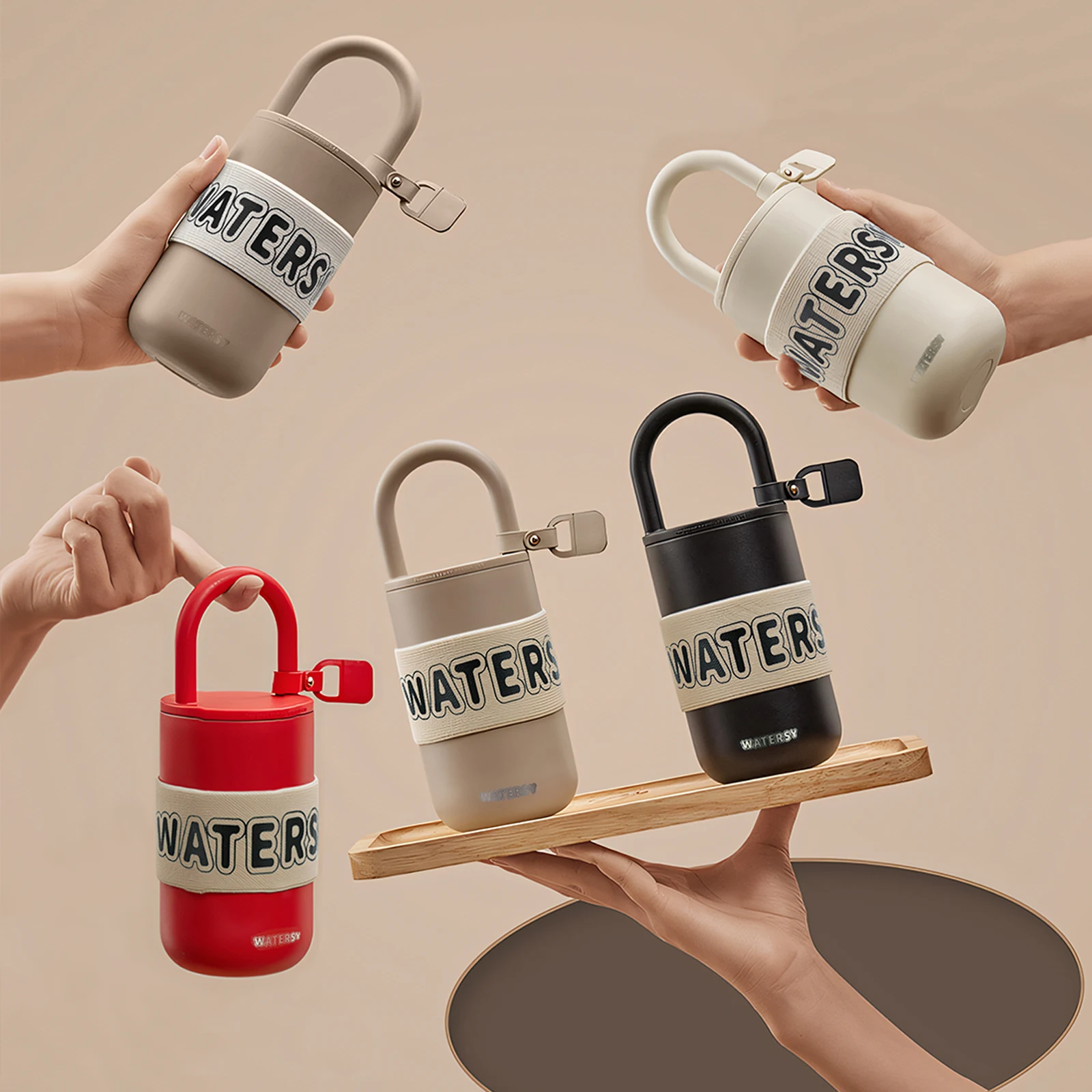 New product ideas 18/8 Food Grade Cup Wholesale custom logo stainless steel 304 lock bottle bear bens new cup