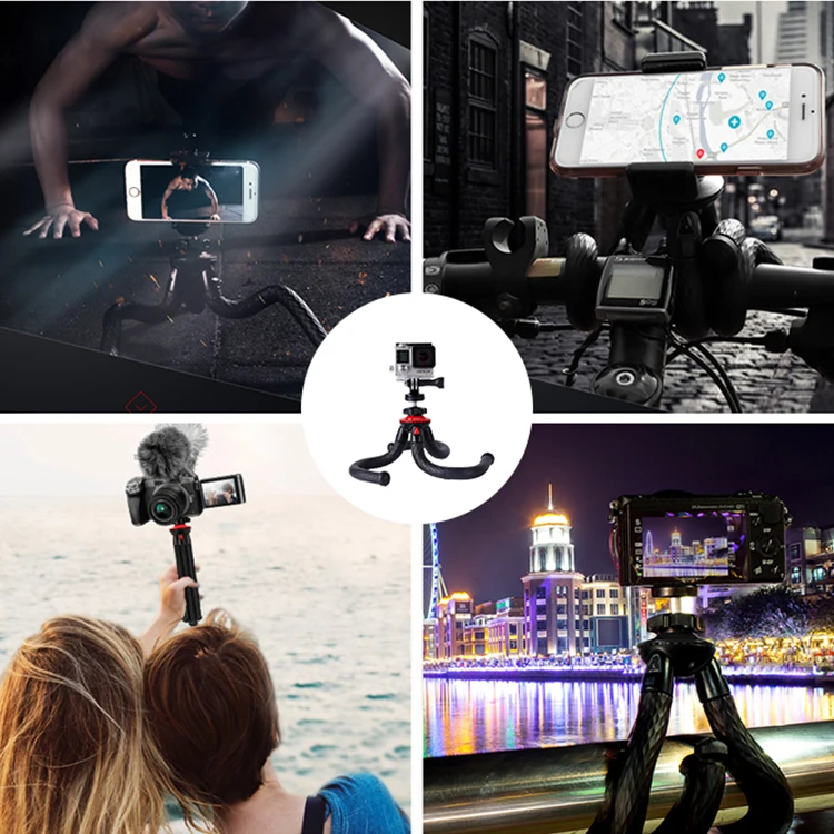 Fotopro Wholesale Waterproof Portable Travel Mini Dslr Camera Flexible Octopus Stand Tripod