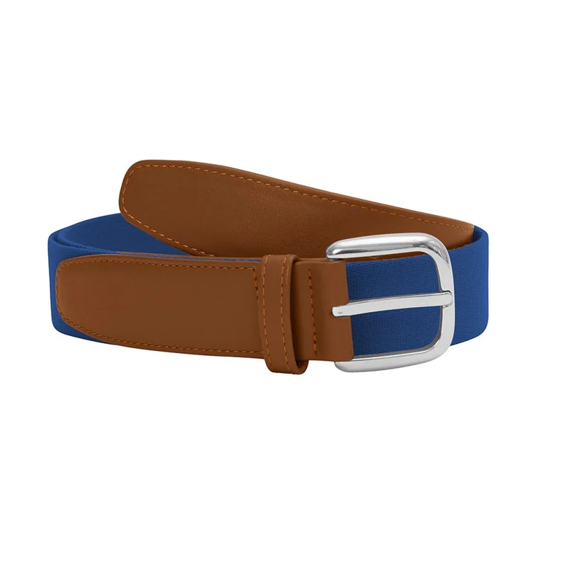 wholesale logo custom training sports elastic adjustable youth adult adjustable elastic stretchy softball belt baseball belts