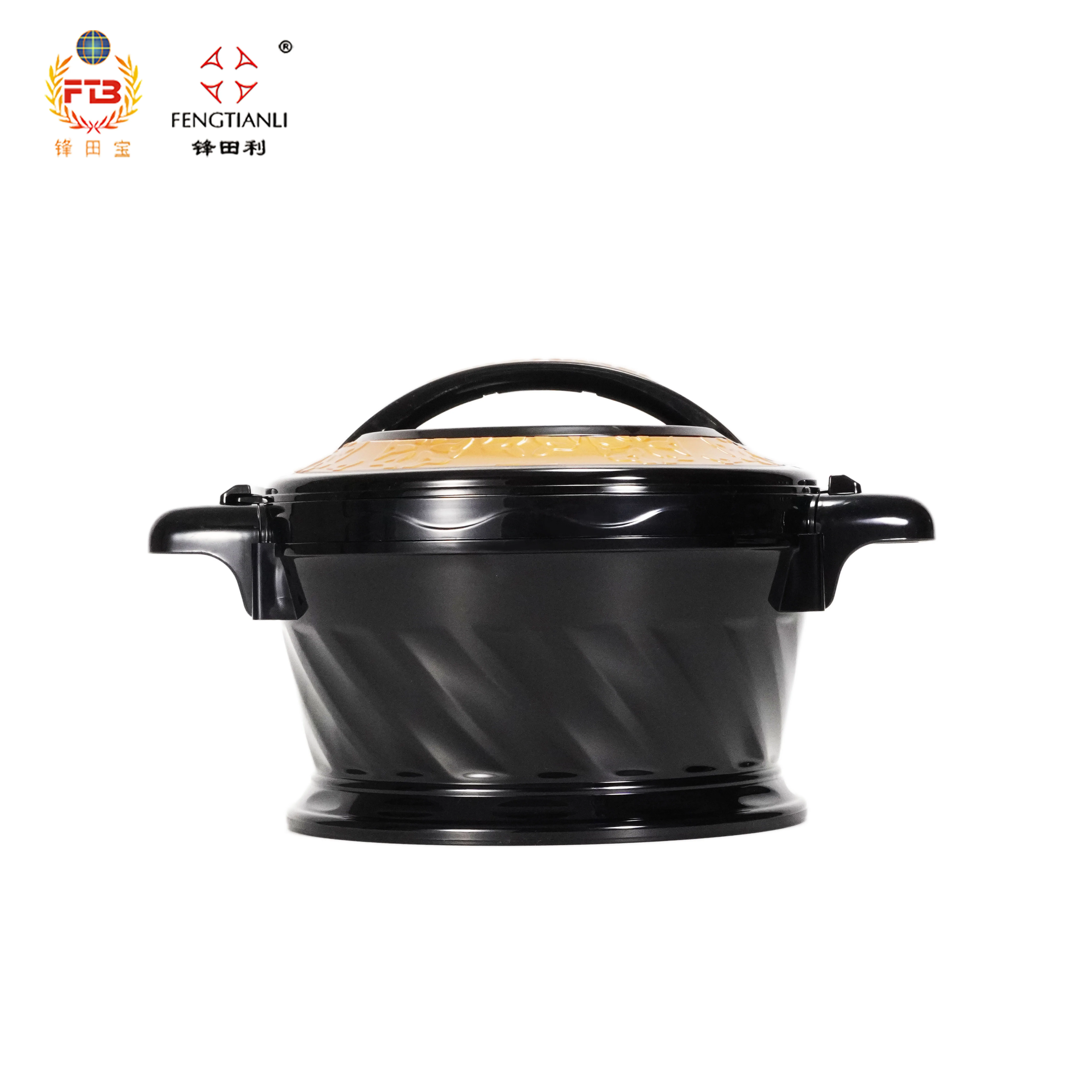Wholesale Luxury Kitchen Non Stick Cooking Ware pots Triply Cookware set Stainless Steel foodwarmer 3sets