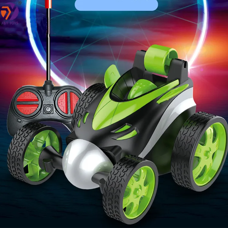 Kids favor newest standing remote control flip car toy multiple colour 1:24 radio RC stunt car