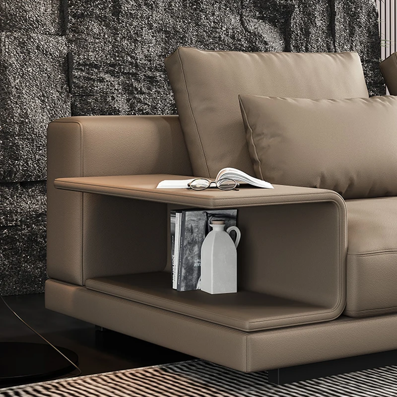 2023 set designs sofa modern genuine leather Minotti Connery sofa U I L shape sectional furniture sofa modern for homeluxury