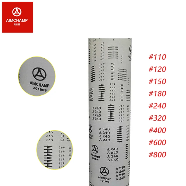 Aimchamp J69 2021 The Latest Products Abrasive Cloth Jumbo Roll