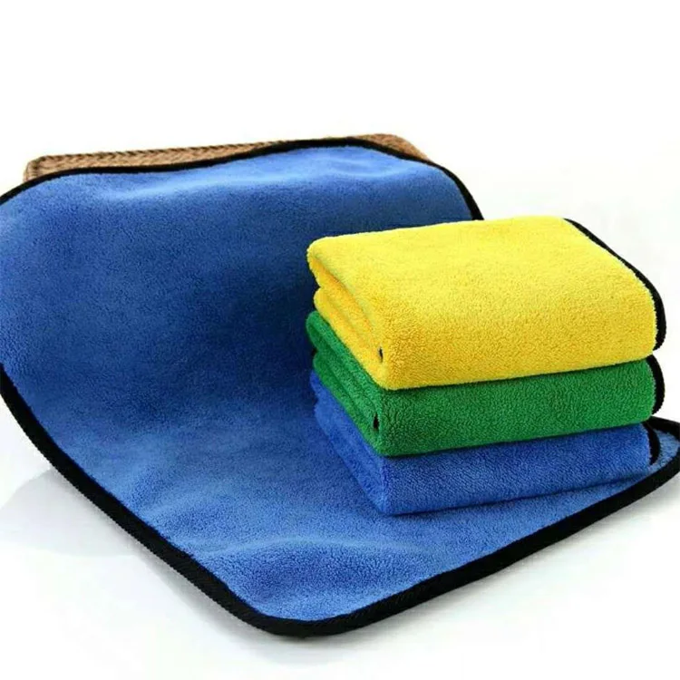 Microfiber towel set roll 40x40 microfiber cleaning cloth quick-drying towel for car wash