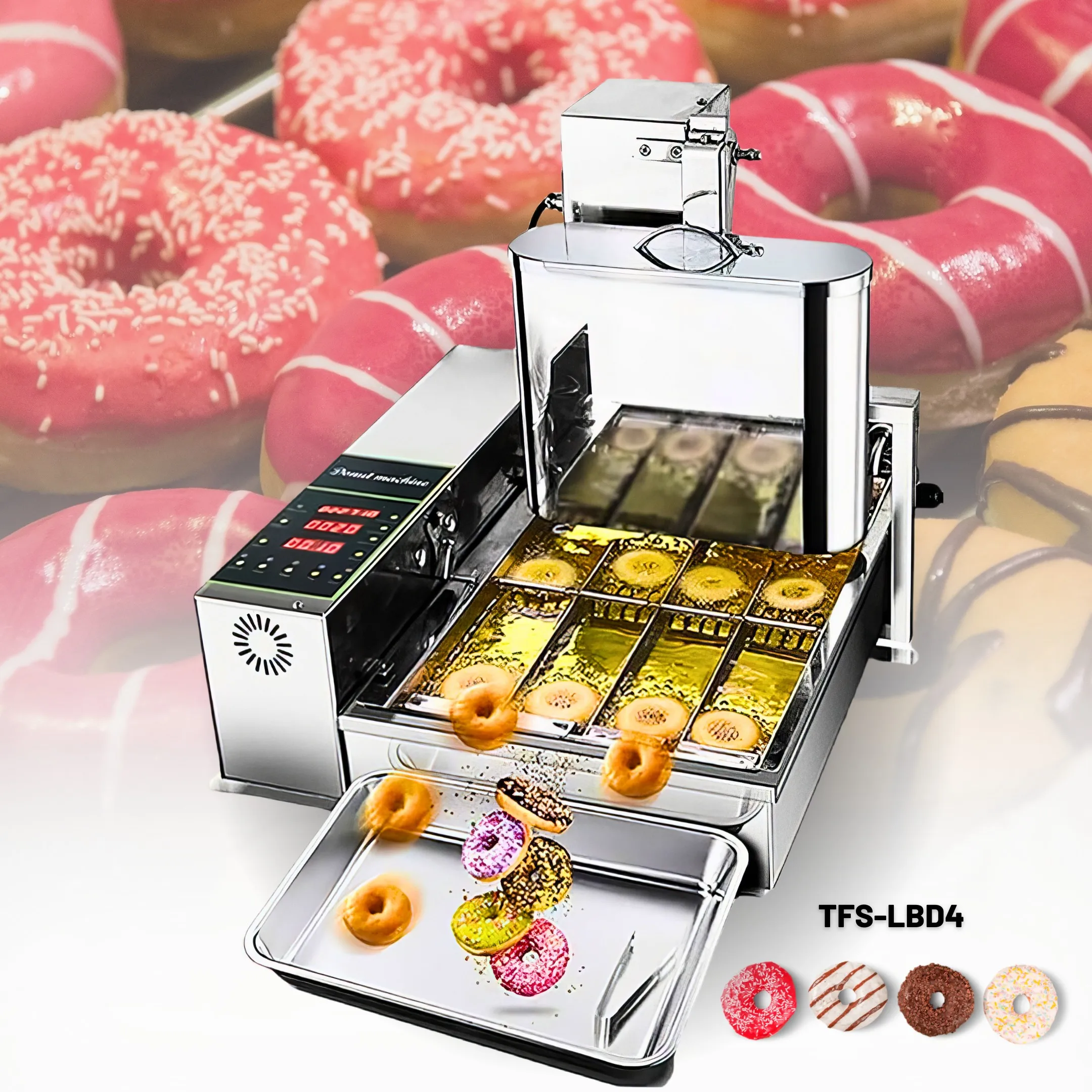 Limited Offer Electric Maker 5.5L Hopper Crispy High Safty Donut Machine Mark 2 From Belshaw With Great Price