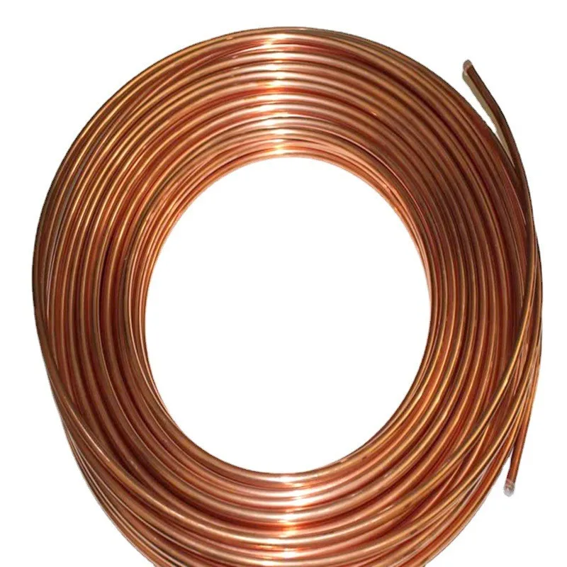 High quality Refrigeration air conditioner connecting copper pipe manufacture pancake coil capillary copper coil copper tube
