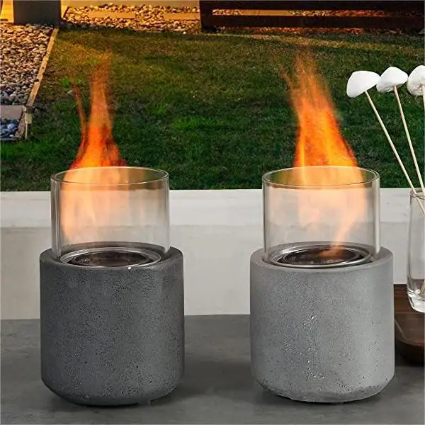 Прямая поставка, настольная портативная чаша для огня, мини настольный камин с этанолом, Бездымная чаша для огня, идеальный производитель огня
