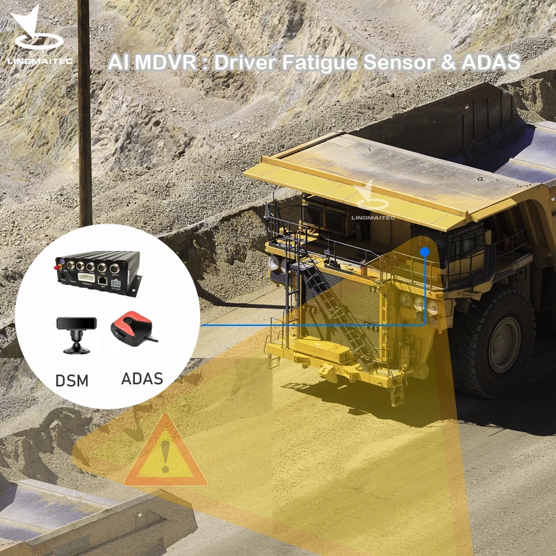 4G 4ch AHD 1080P AI MDVR Video Recorder Mobile DVR Intelligent In-Vehicle monitors DMS ADAS AI intelligent anti collision