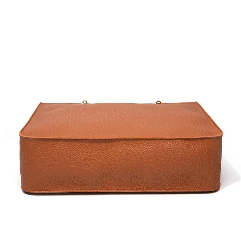 Manufacturers 2020 New Big Tote Bag Women Lichee PU Leather Handbags Casual Ladies Shoulder Bags for Shopping