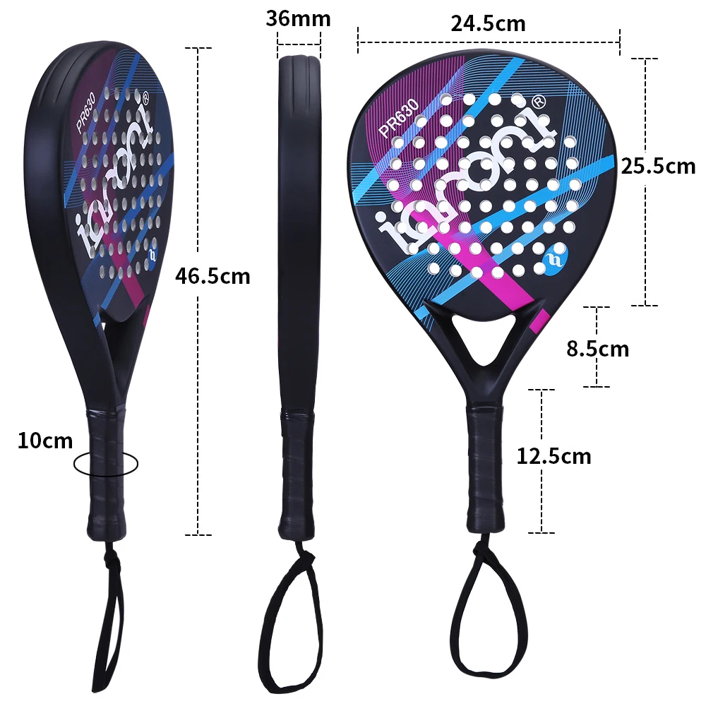 Custom high quality paleta paddle,Wholesale pala padel,beach tennis racchetta da padel