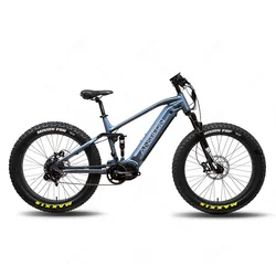 Ansbern 26/29 Inch G510 M620 48V/52V 1000W Bafang Mid Drive  Full Suspension Electric Downhill Mountain Bike With Emtb Full Susp
