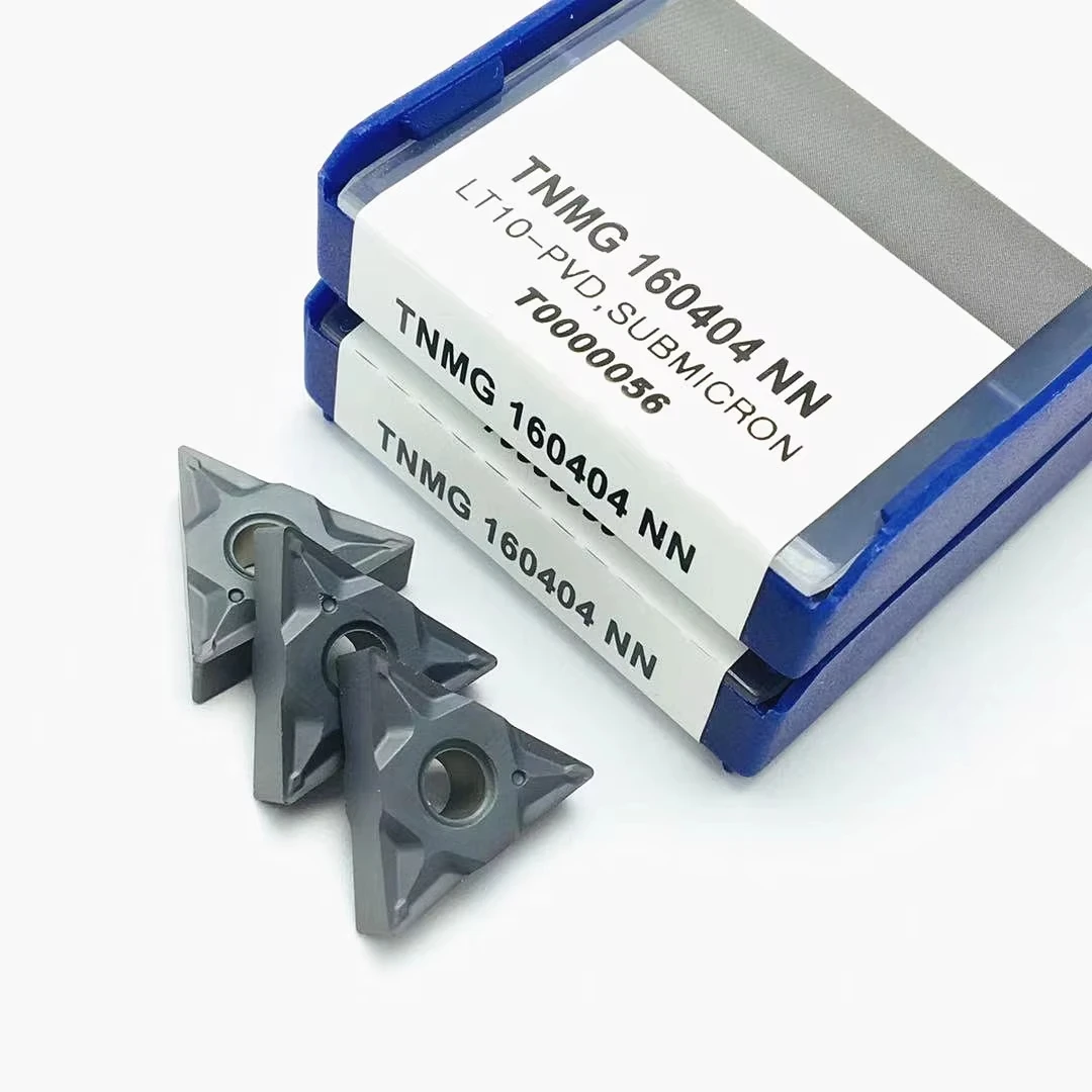 TNMG160408 NN LT10 TNMG160404 NN LT10 100% carbide insert turning tool external turning tool TNMG 160408NN for steel