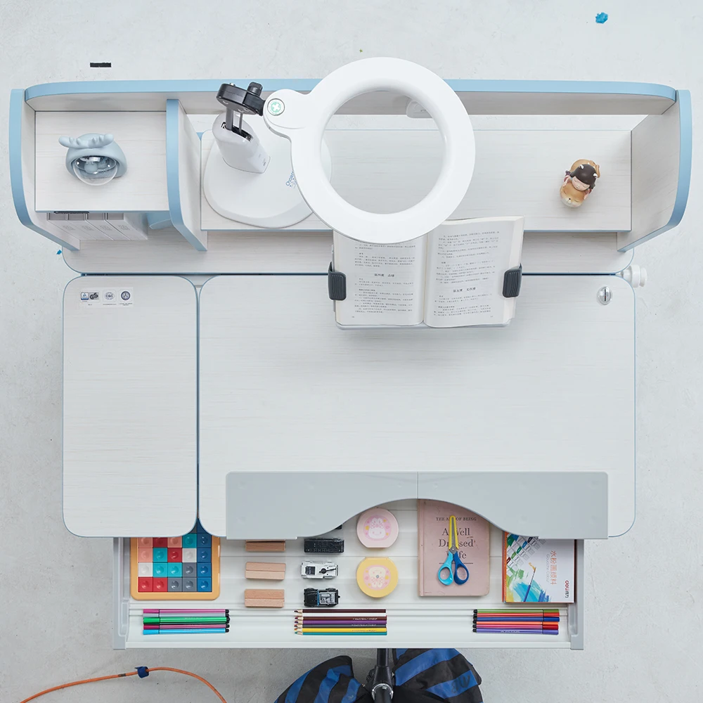 
Kid Srite Foldable Kids Study Reading Desk Kids Height Adjustable Study Table 