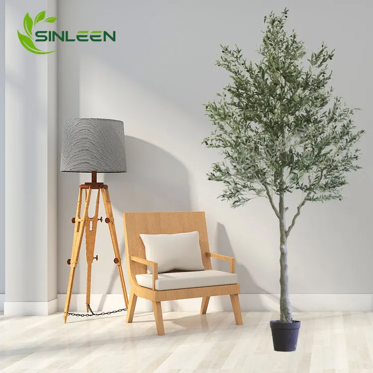 Detachable Olive Tree Plant Wholesale Fake Realistic 3 Meter Plastic Large Bonsai Planta Potted High Quality Artificial Trees
