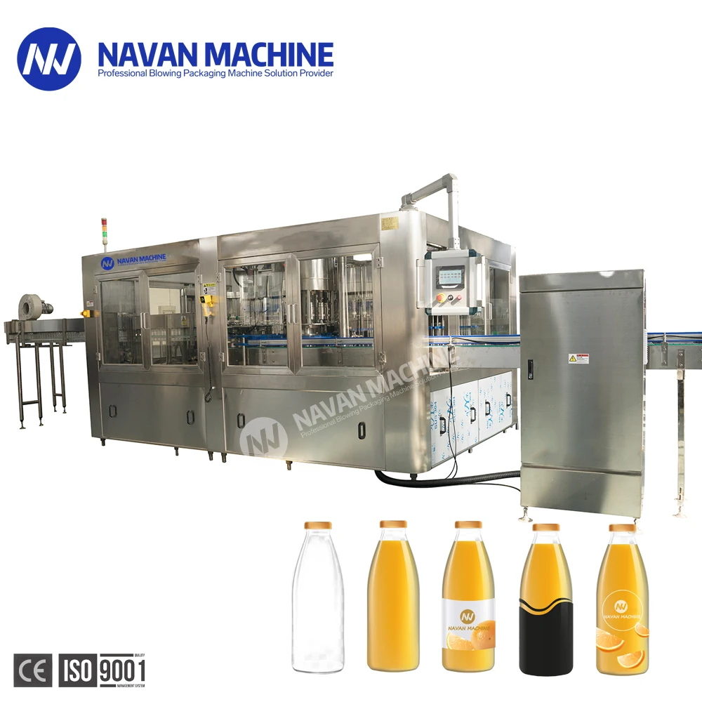 Automatic Bottling Line For Orange Mango Grape Concentrated Juice
