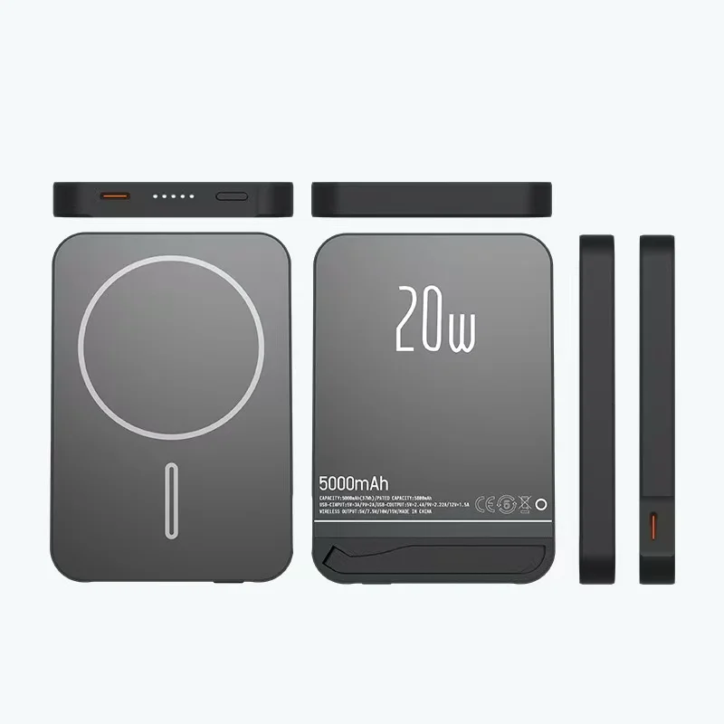 Оригинальное Беспроводное зарядное устройство 20 Вт Магнитный Power Bank держатель для iPhone Quick Charge