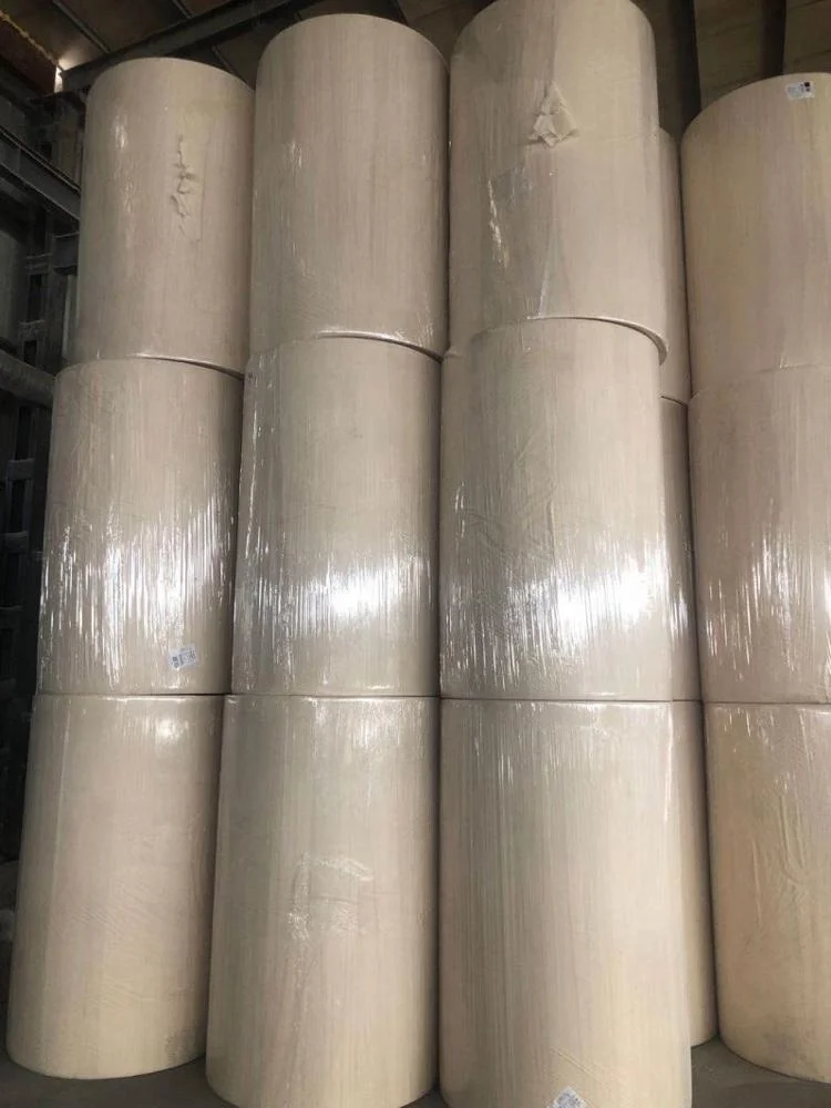 
High quality yellow 95 g silicone coated kraft paper release paper for transfer tape 