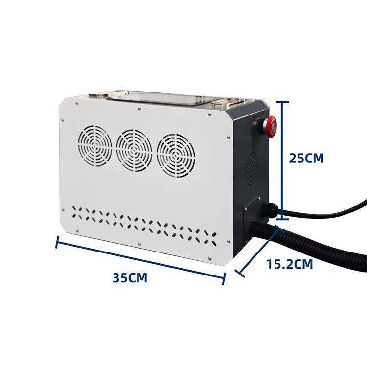 3 in 1 multi-use handheld pulse laser cleaning/marking/cutting machine best price air cooling weight 20kg