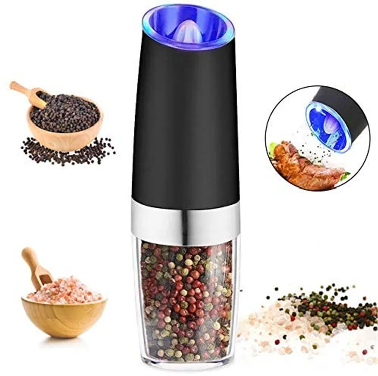 kitchen specific spices glass mill manual salt pepper mills