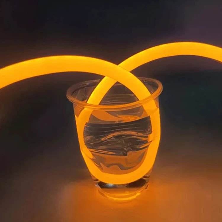 360 Degree Led Flexible Silicone Round Tube Light 360 Neon Flex Strip Light Rope Neon Lights