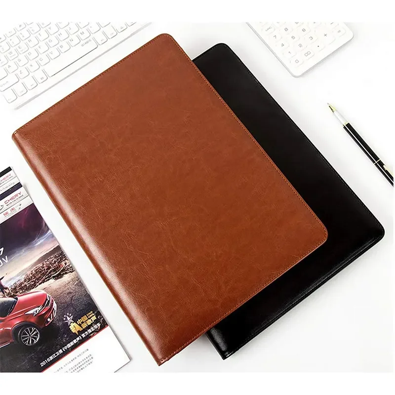 Resume Portfolio Folder Leather Interview Portfolio Business Portfolio Organizer with Legal Pad Folder Clipboard