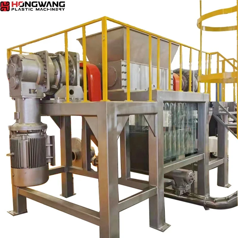 Hot Sell Tyer Shredder Rubber Tire Double Shaft Shredder Machine