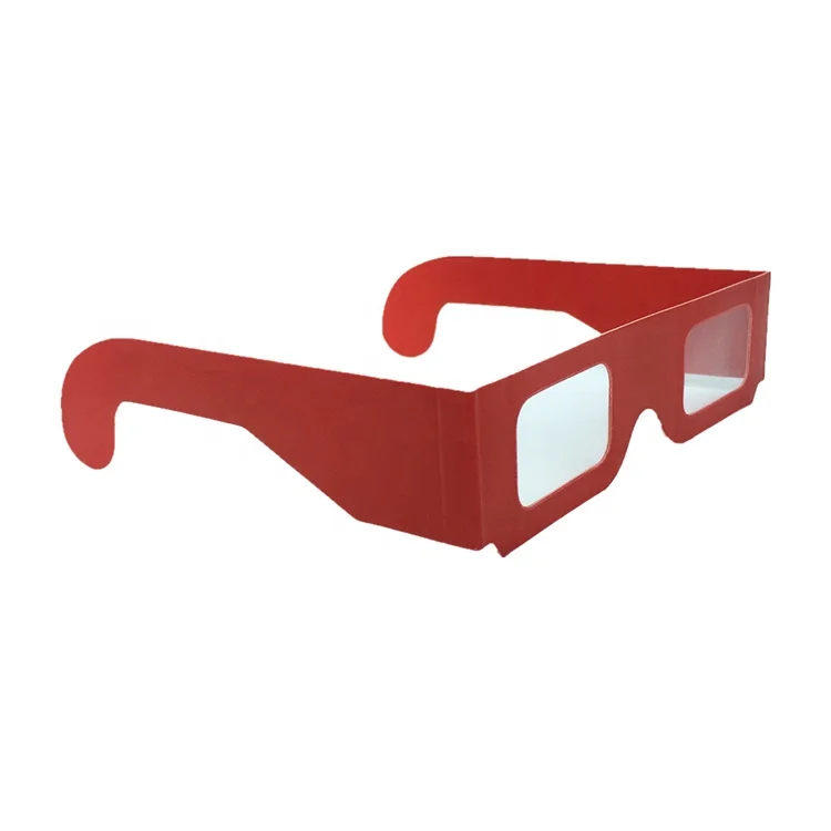 Wholesale Good Quality Disposable Paper Chromadepth 3D Glasses For 3D Pictures Viewing