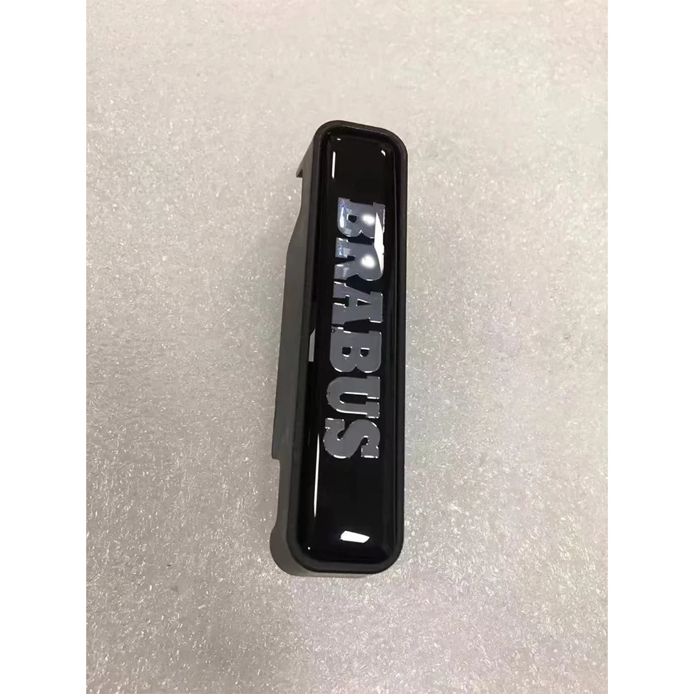 Modified Black Center Mesh Labeling Body Monograms emblem grill logo amg For Mercedes Benz G350 G500 G550 G63 AMG B Style
