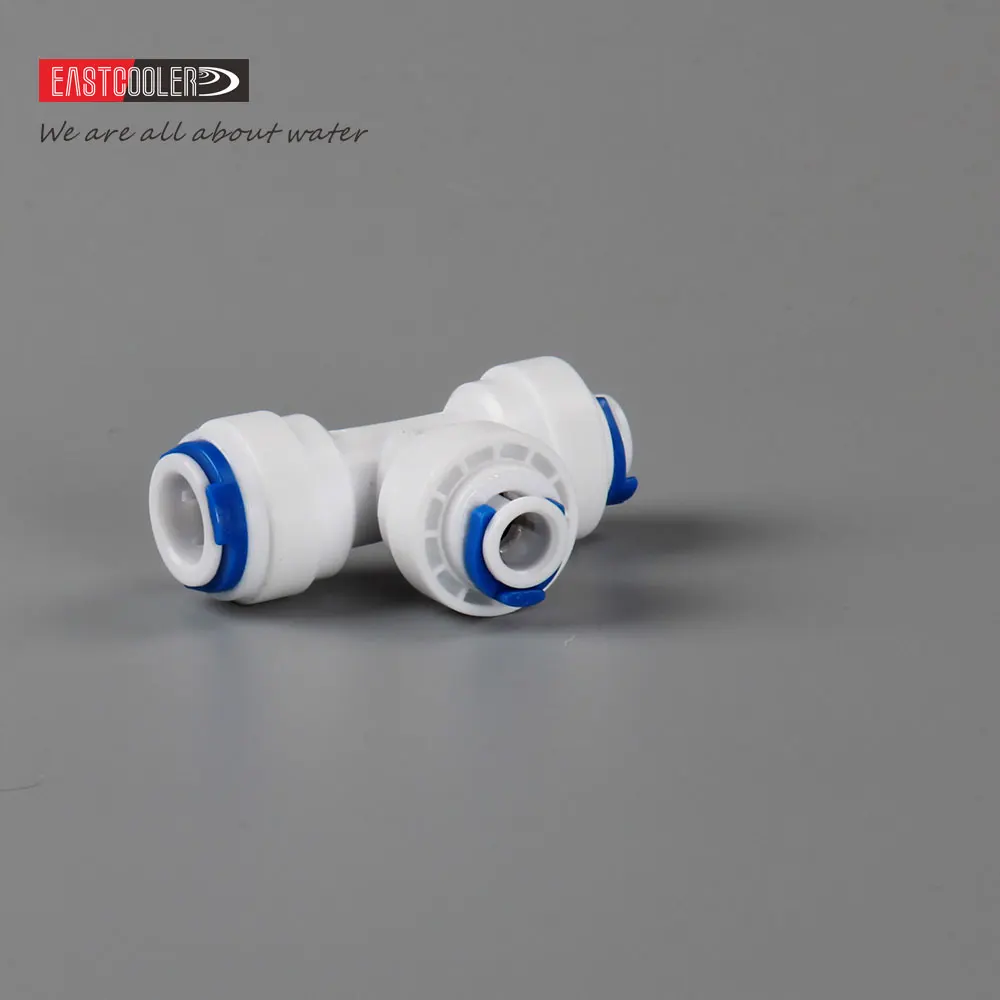 12mmx12mmx12mm 3-way union Push tube fitting for  RV Water filter quick connect water tube fitting