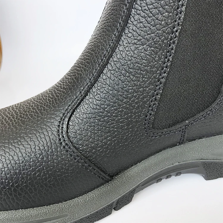 Wholesale Cheap Esd Construction Leather Work Time Safety Shoes Steel Toe Cap Safety Boot Shoes for workers
