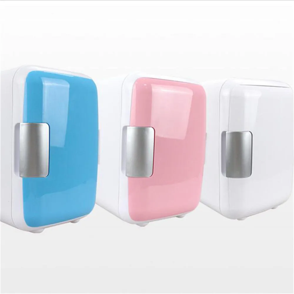 
Портативный мини-холодильник для автомобиля 4 л, мини-холодильник для поглощения, портативный автомобильный небольшой холодильник, дешевый холодильник 12 В, косметические холодильники 