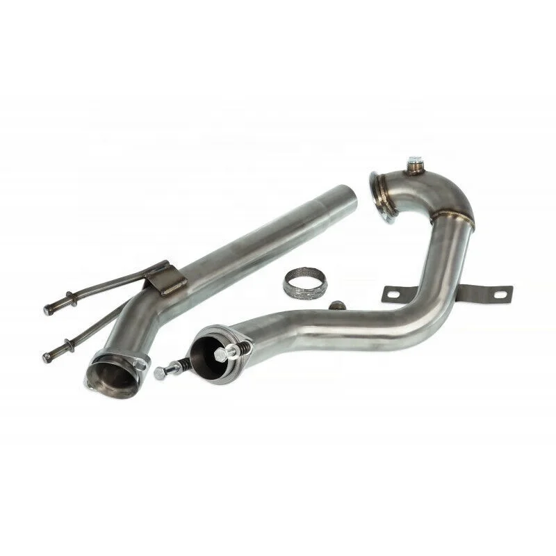 Stainless Steel DPF Exhaust Decat Downpipe by pass For VW Polo 6R 1.6 TDi 09-14