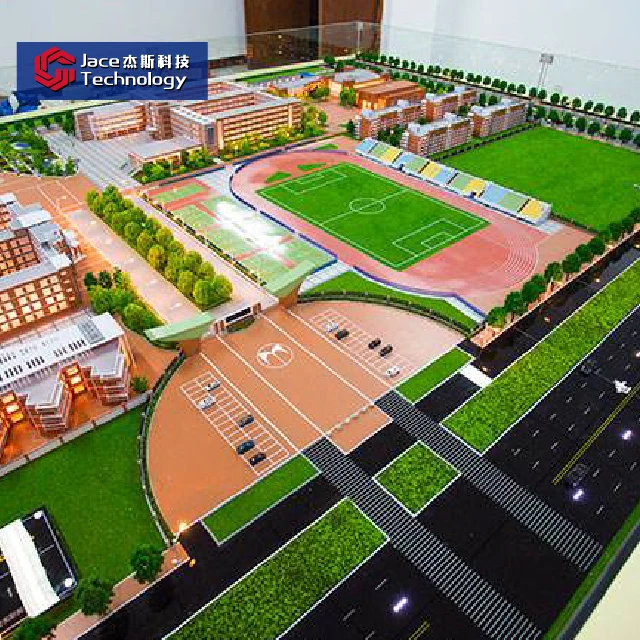 
Architectural ABS school scale models for sales office miniature architecture 