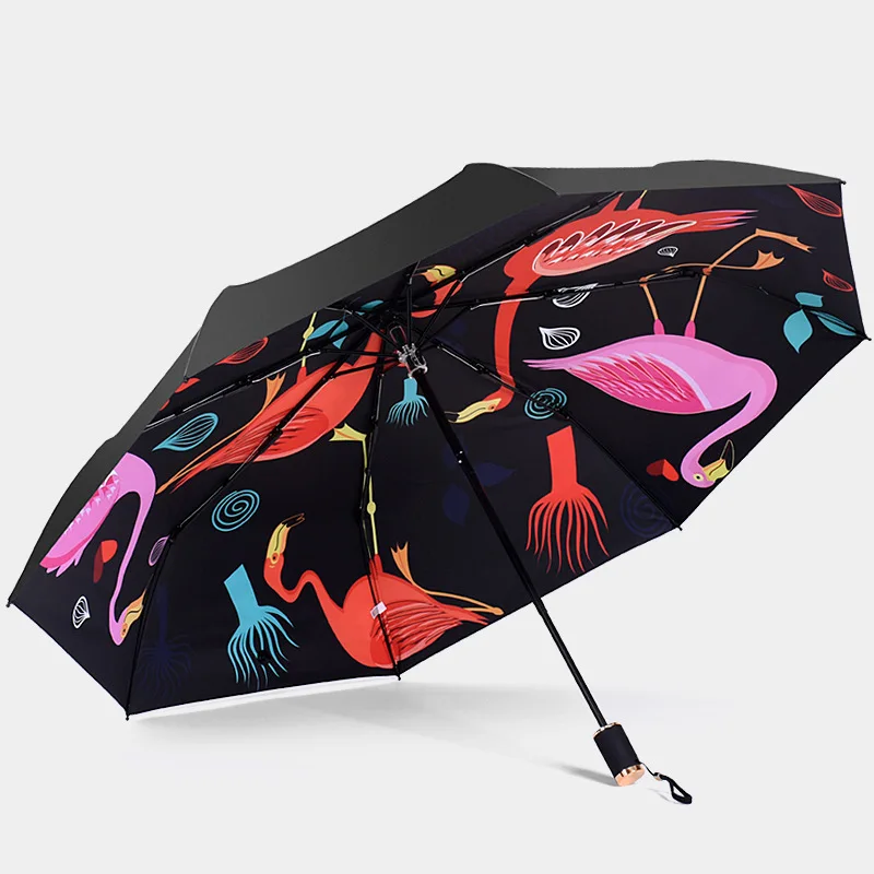 Umbrella supplier  Customizable  Milan fashion show flamingo outdoor umbrella patio umbrellas