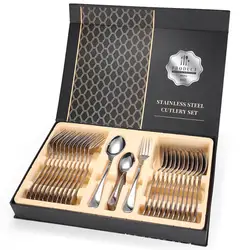 High Quality Professional Picnic Custom Party Modern Children 36pcs Flatware Cutlery Set