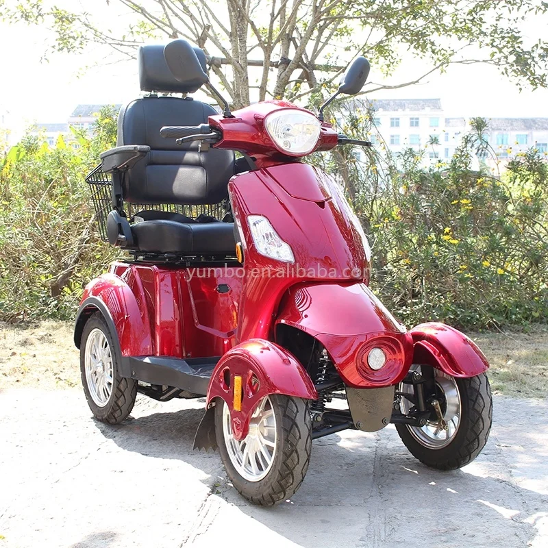 Yumbo mobility scooter EEC/CE certificated 4 wheel electric mobility scooters with rear view camera