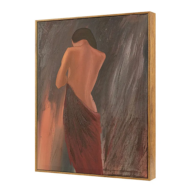 Art Work with Frame Sexy Women Pictures for Living Room Wall Decoration Nude Paintings