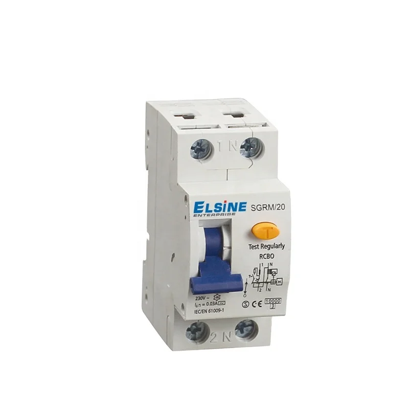 Серия EPBM (электронная) автоматический выключатель с остаточным током (RCBO)