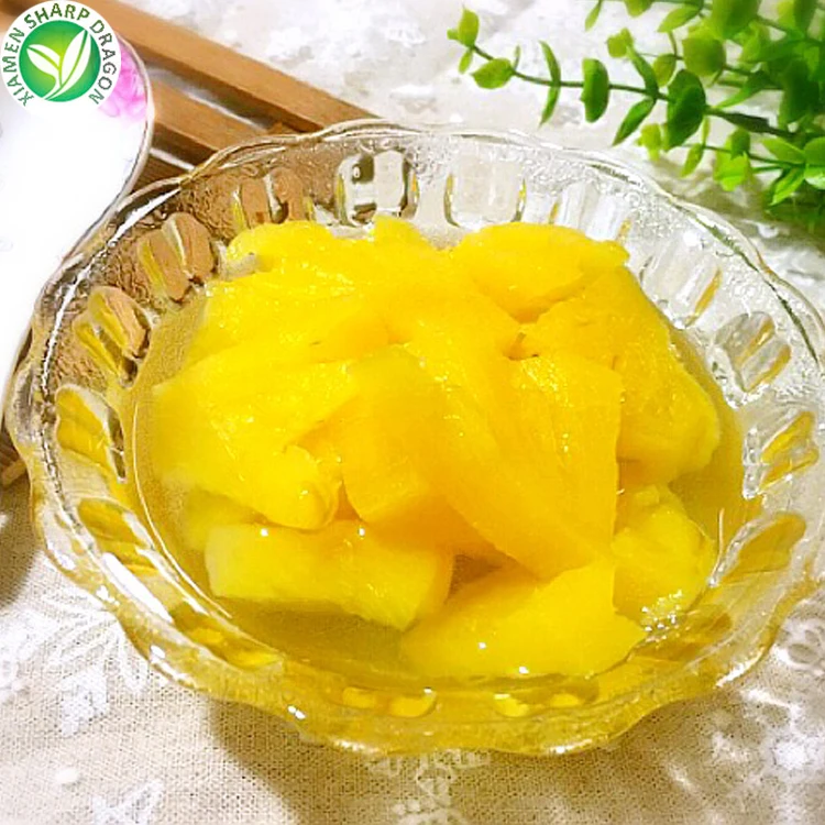 Фруктовые продукты кусочки ломтики Китай 3 кг сухие съедобные желтые консервированные ананасы срок годности года SD 20