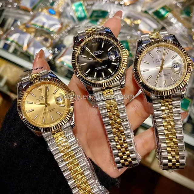 3A Quality Luxury Waterproof Automatic watches men 904L Stainless Steel Night Vision rollexables Datejvst Watches aaa  watch