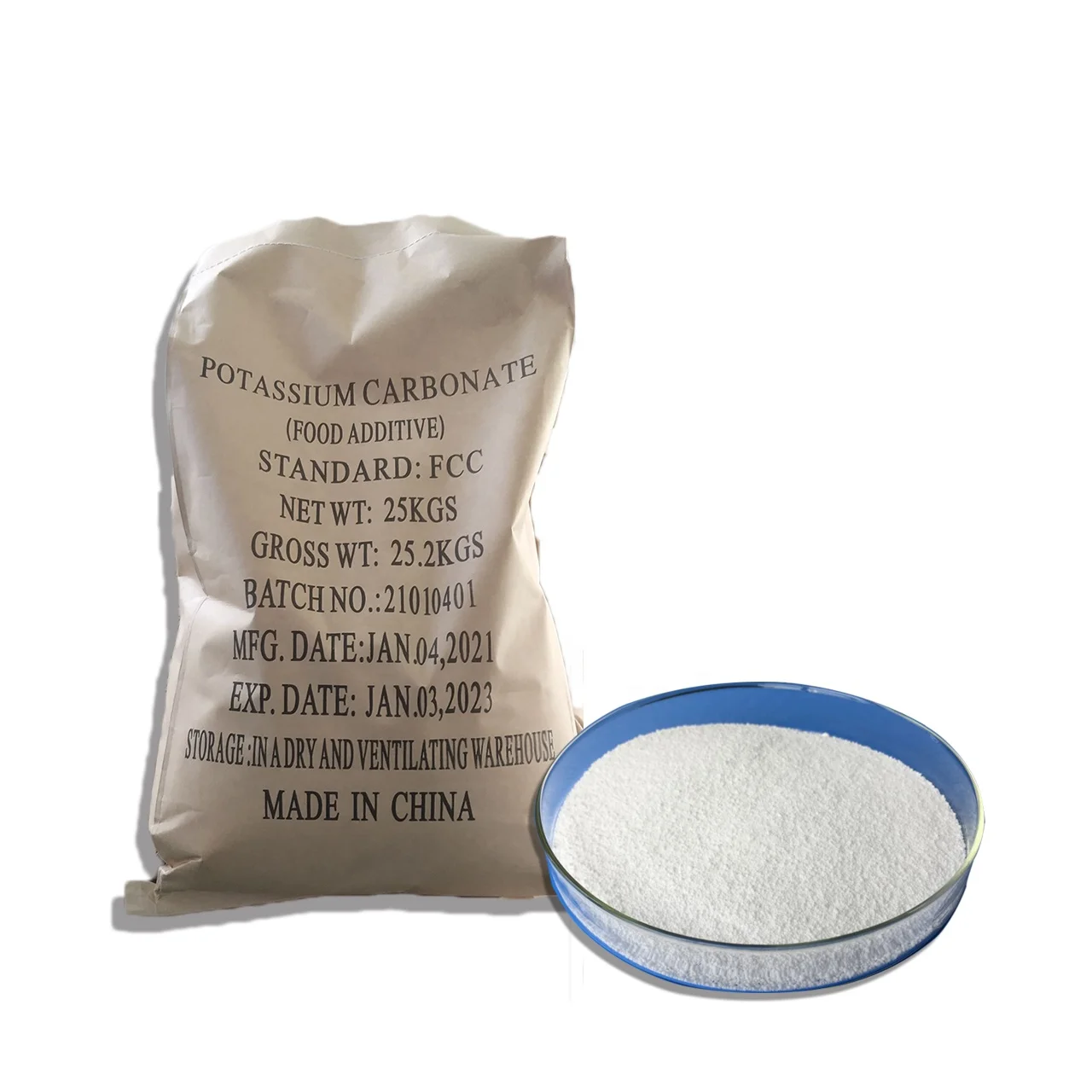 Kolod potassium bicarbonate reagent