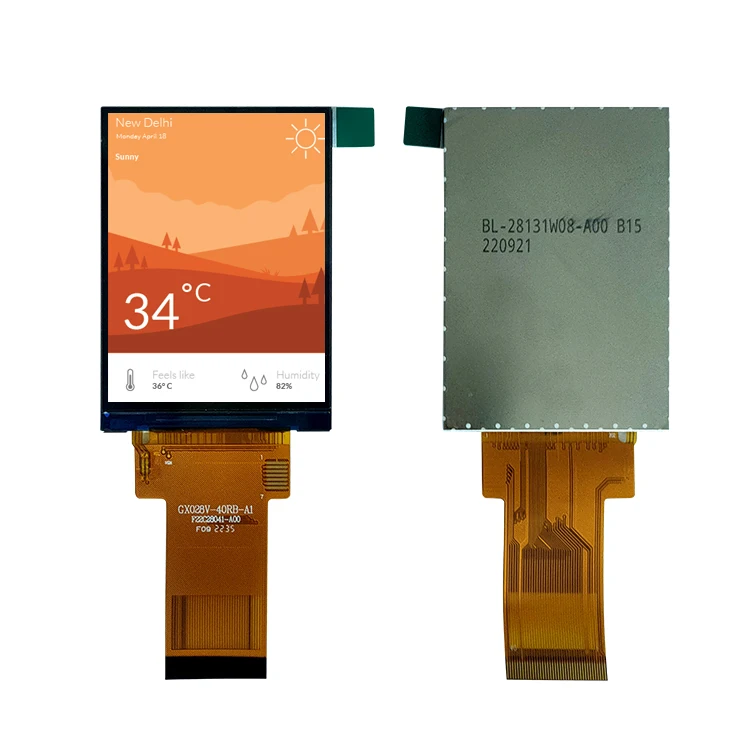 Factory wholesale small lcd display MIPI interface 240*320 2.8 inch high resolution tft lcd module