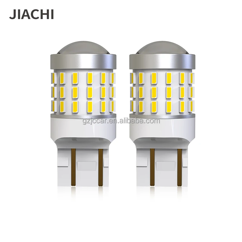 JIACHI FACTORY 1156 1157 T25 P21W BAU15S 3156 3157 7440 7443 BA15S CANBUS Switchback Led Car Auto Turn Signal Brake Light Bulb