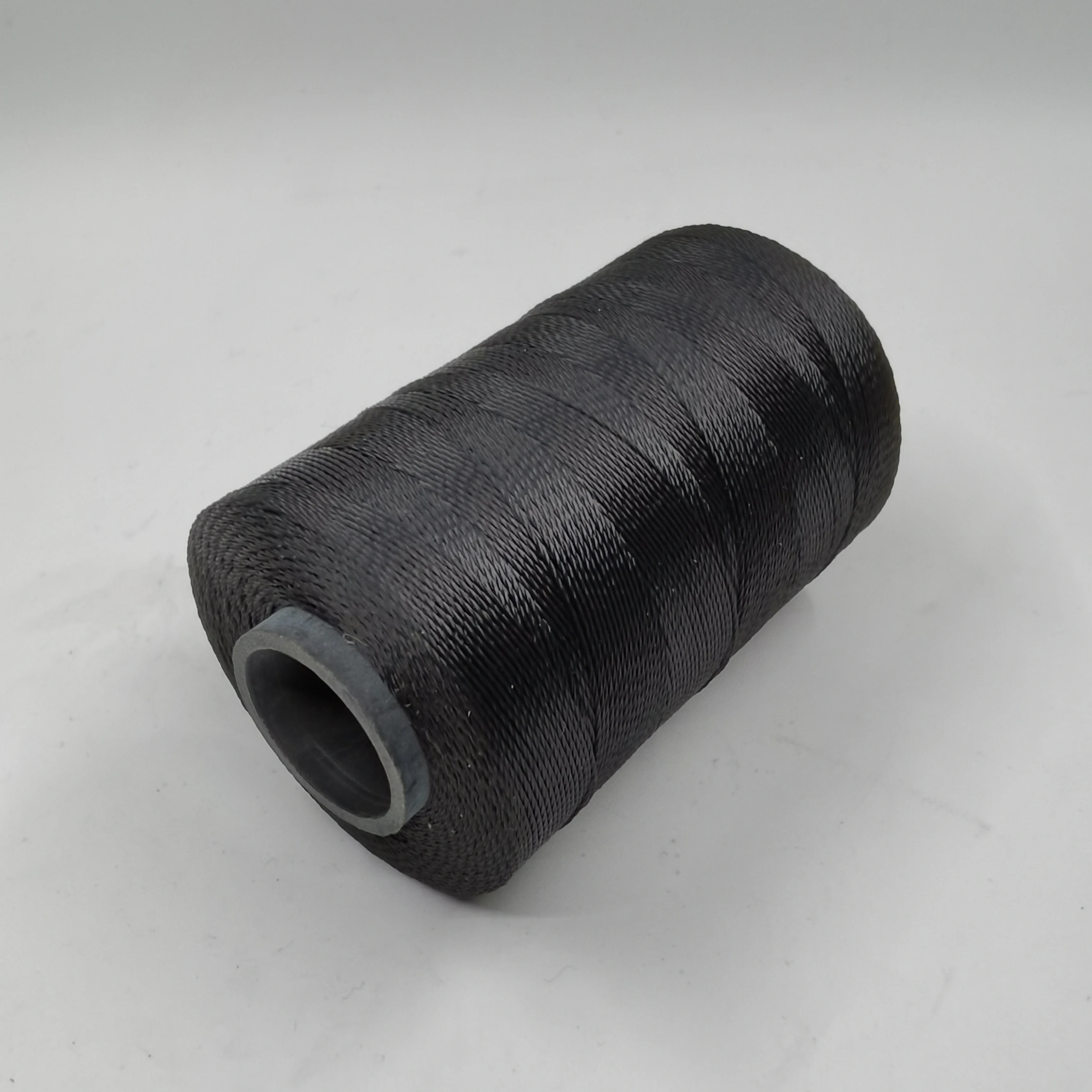 
High tenacity 210D/2-240 PLY black 100% polyester filament fishing twine 